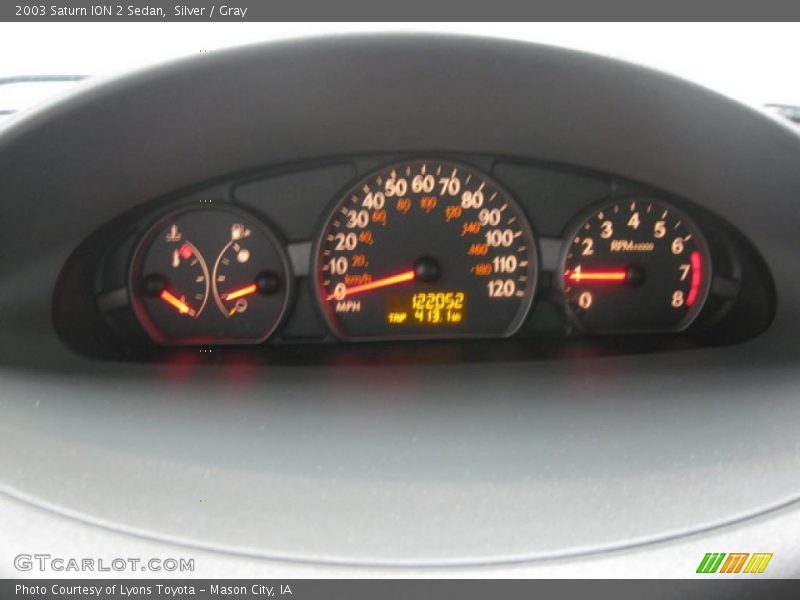 Silver / Gray 2003 Saturn ION 2 Sedan