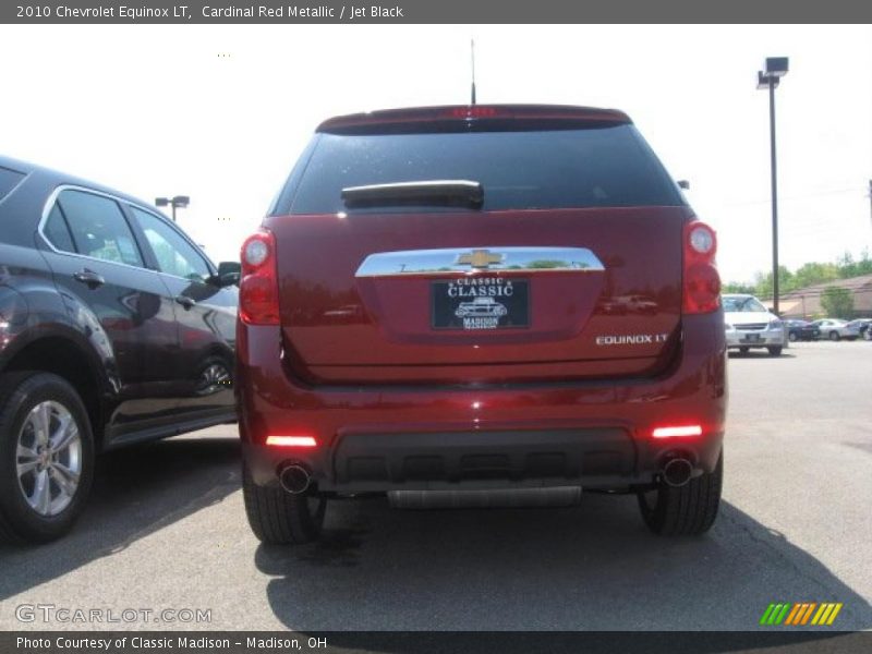 Cardinal Red Metallic / Jet Black 2010 Chevrolet Equinox LT