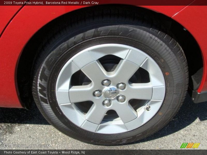 Barcelona Red Metallic / Dark Gray 2009 Toyota Prius Hybrid