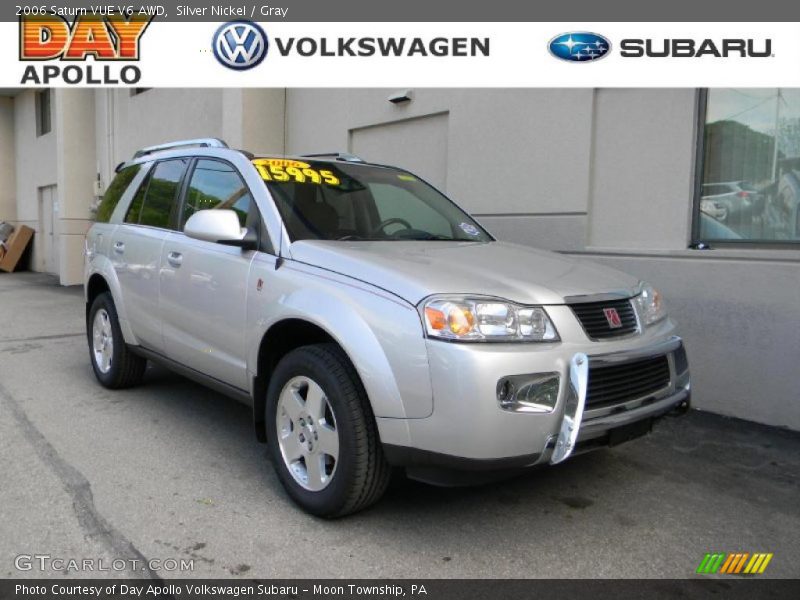 Silver Nickel / Gray 2006 Saturn VUE V6 AWD