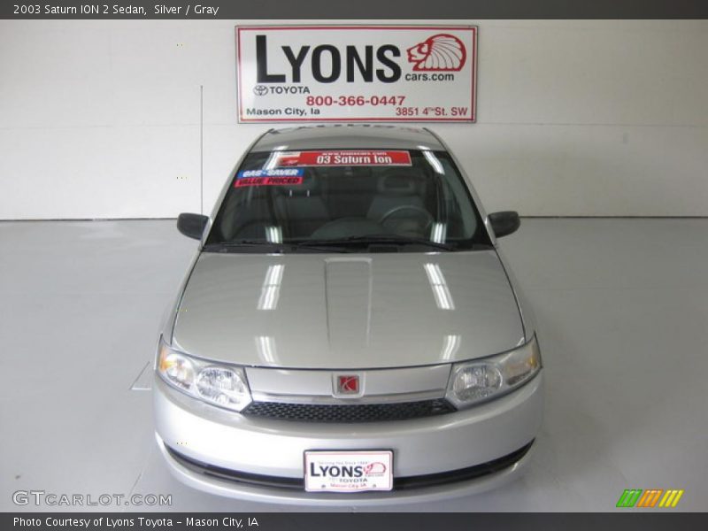 Silver / Gray 2003 Saturn ION 2 Sedan