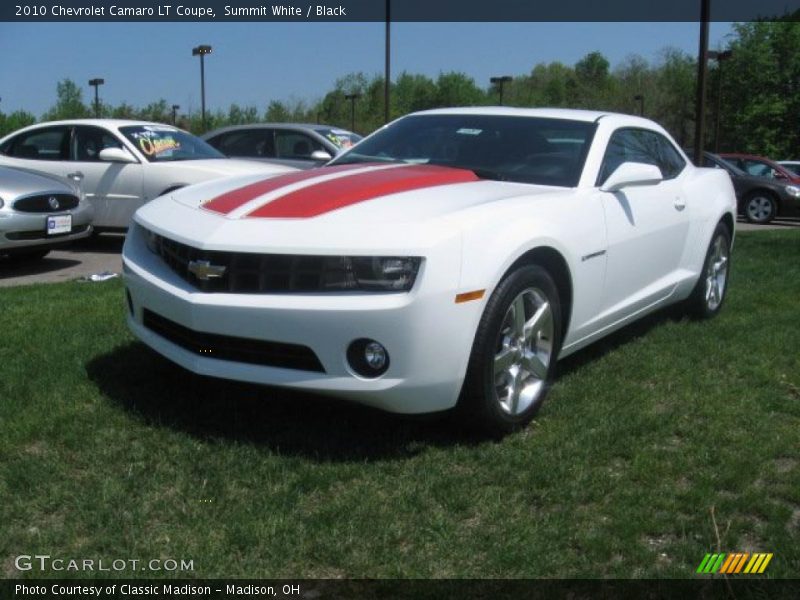 Summit White / Black 2010 Chevrolet Camaro LT Coupe