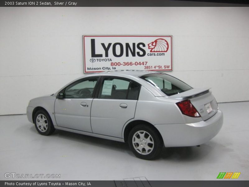 Silver / Gray 2003 Saturn ION 2 Sedan