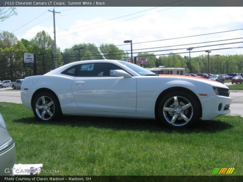 Summit White / Black 2010 Chevrolet Camaro LT Coupe