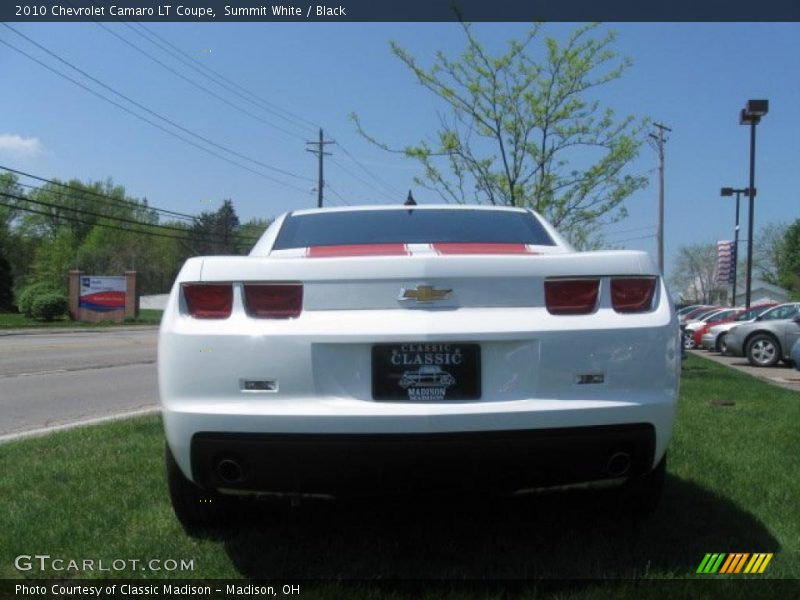 Summit White / Black 2010 Chevrolet Camaro LT Coupe
