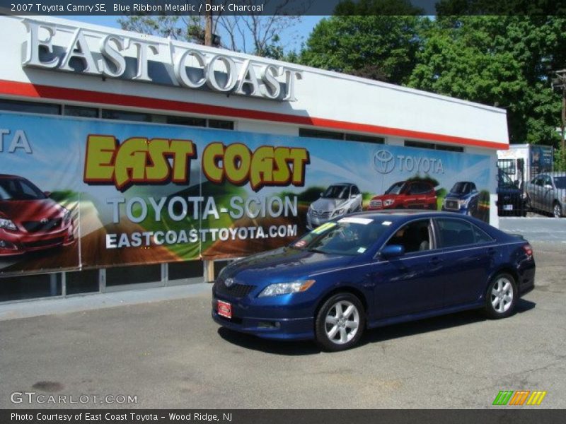 Blue Ribbon Metallic / Dark Charcoal 2007 Toyota Camry SE