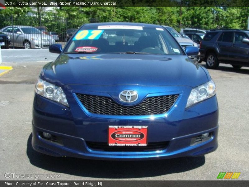 Blue Ribbon Metallic / Dark Charcoal 2007 Toyota Camry SE