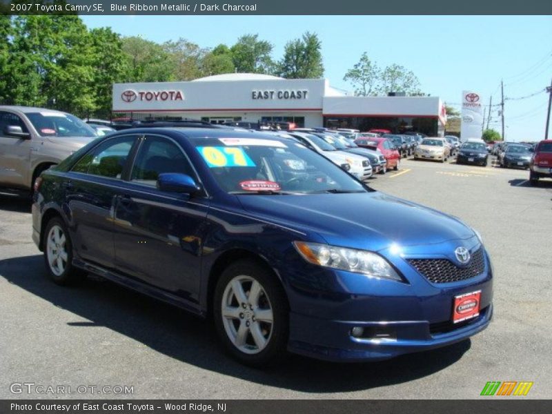 Blue Ribbon Metallic / Dark Charcoal 2007 Toyota Camry SE