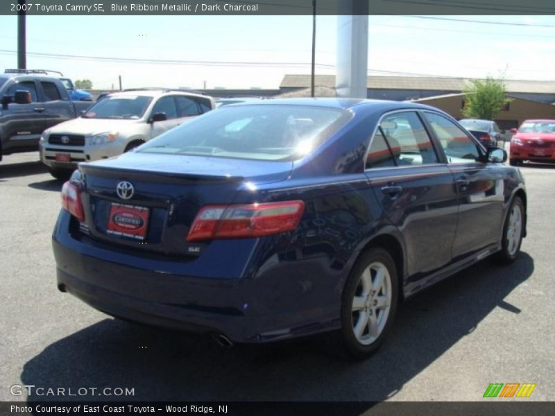 Blue Ribbon Metallic / Dark Charcoal 2007 Toyota Camry SE