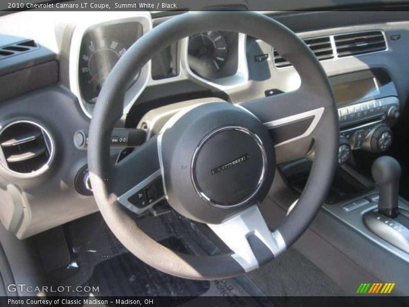 Summit White / Black 2010 Chevrolet Camaro LT Coupe