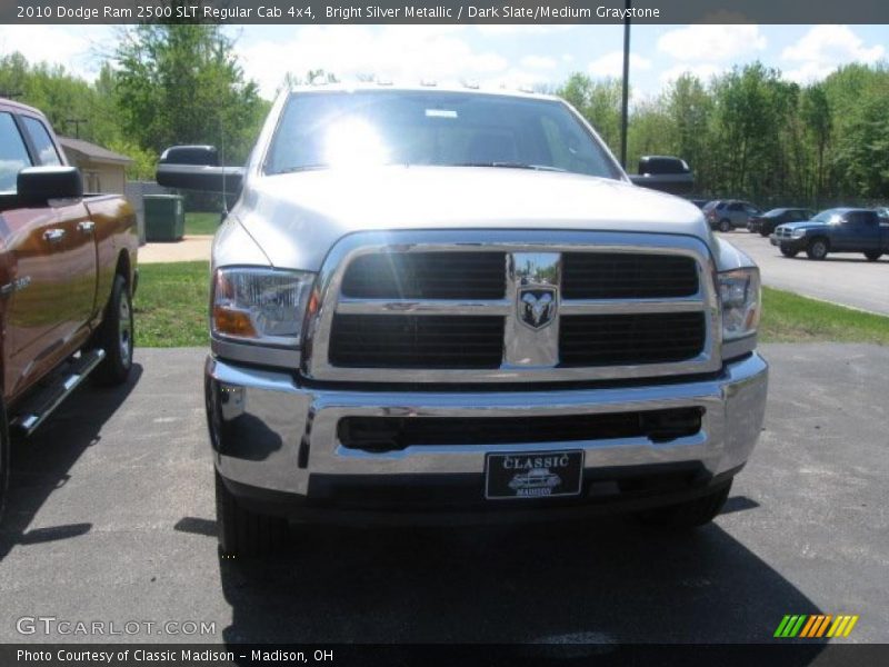 Bright Silver Metallic / Dark Slate/Medium Graystone 2010 Dodge Ram 2500 SLT Regular Cab 4x4