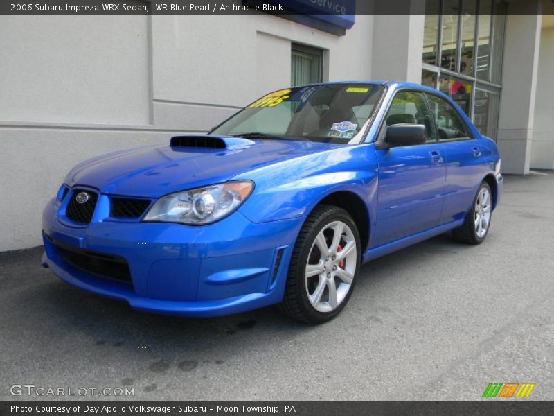 WR Blue Pearl / Anthracite Black 2006 Subaru Impreza WRX Sedan