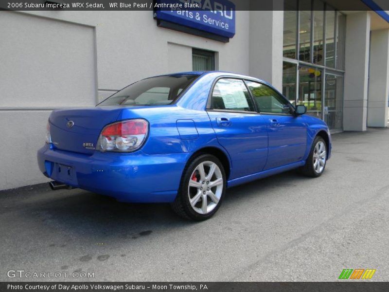 WR Blue Pearl / Anthracite Black 2006 Subaru Impreza WRX Sedan