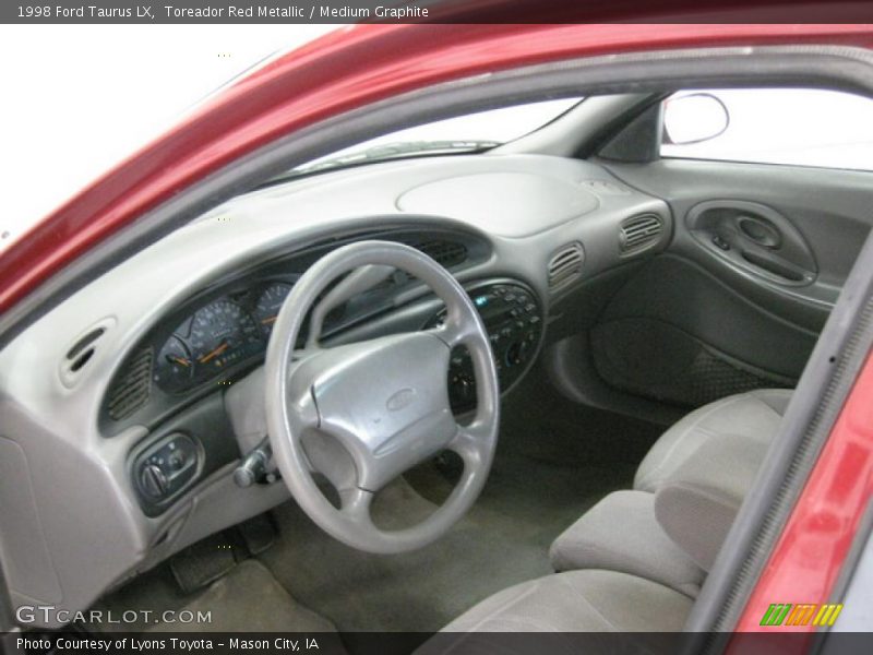 Toreador Red Metallic / Medium Graphite 1998 Ford Taurus LX