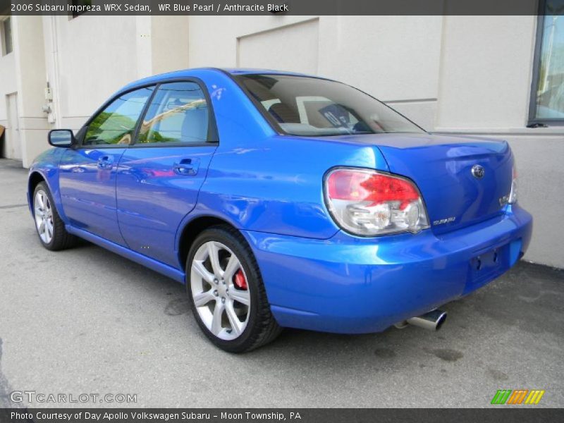 WR Blue Pearl / Anthracite Black 2006 Subaru Impreza WRX Sedan