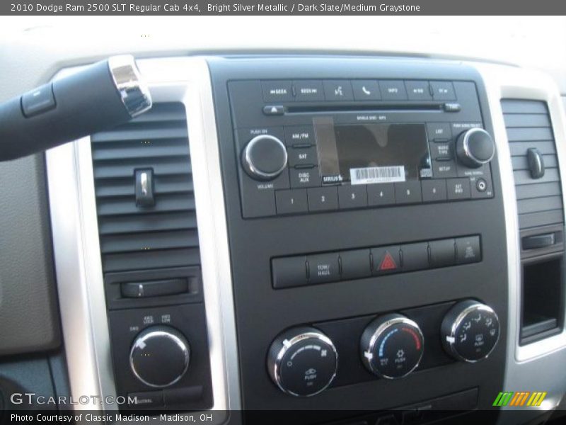 Bright Silver Metallic / Dark Slate/Medium Graystone 2010 Dodge Ram 2500 SLT Regular Cab 4x4