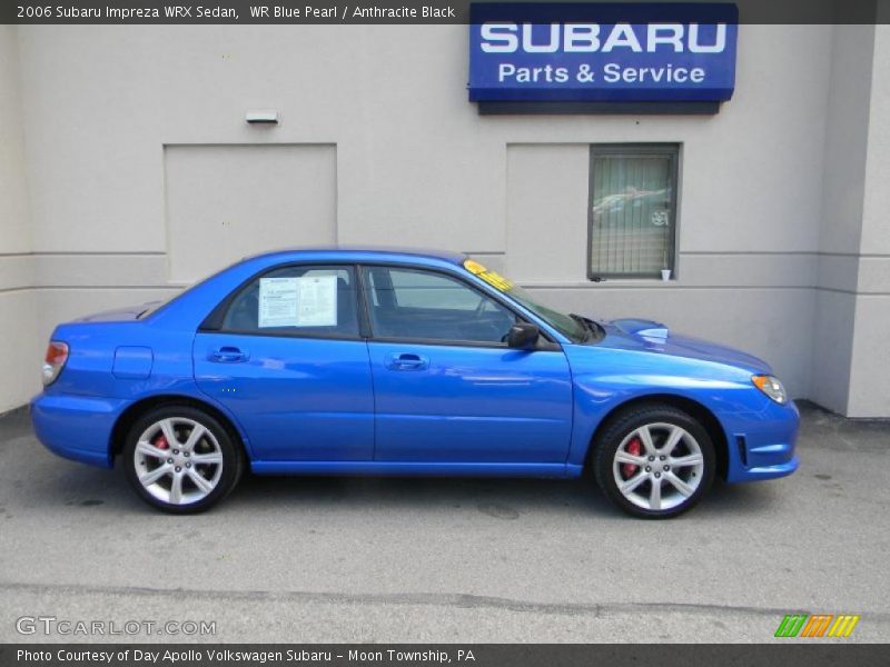 WR Blue Pearl / Anthracite Black 2006 Subaru Impreza WRX Sedan