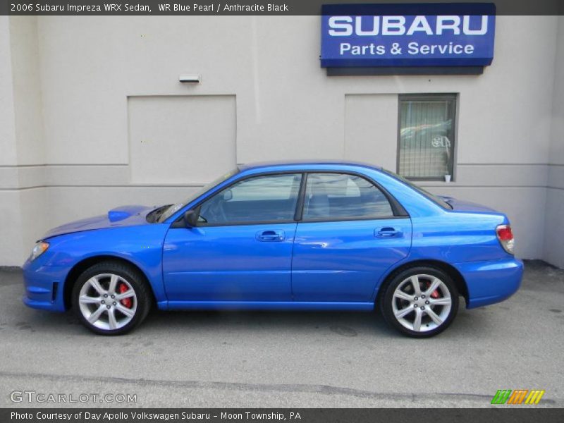WR Blue Pearl / Anthracite Black 2006 Subaru Impreza WRX Sedan