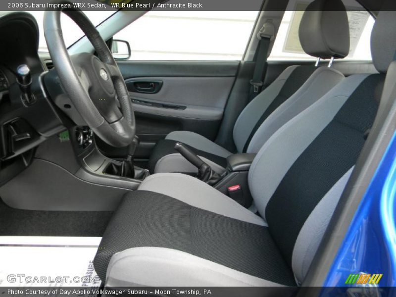WR Blue Pearl / Anthracite Black 2006 Subaru Impreza WRX Sedan