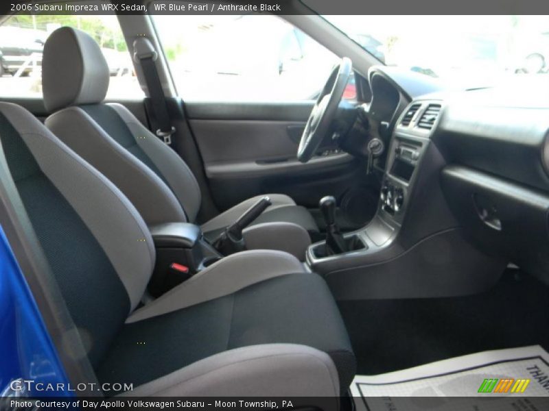 WR Blue Pearl / Anthracite Black 2006 Subaru Impreza WRX Sedan