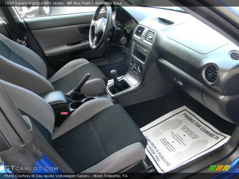 WR Blue Pearl / Anthracite Black 2006 Subaru Impreza WRX Sedan