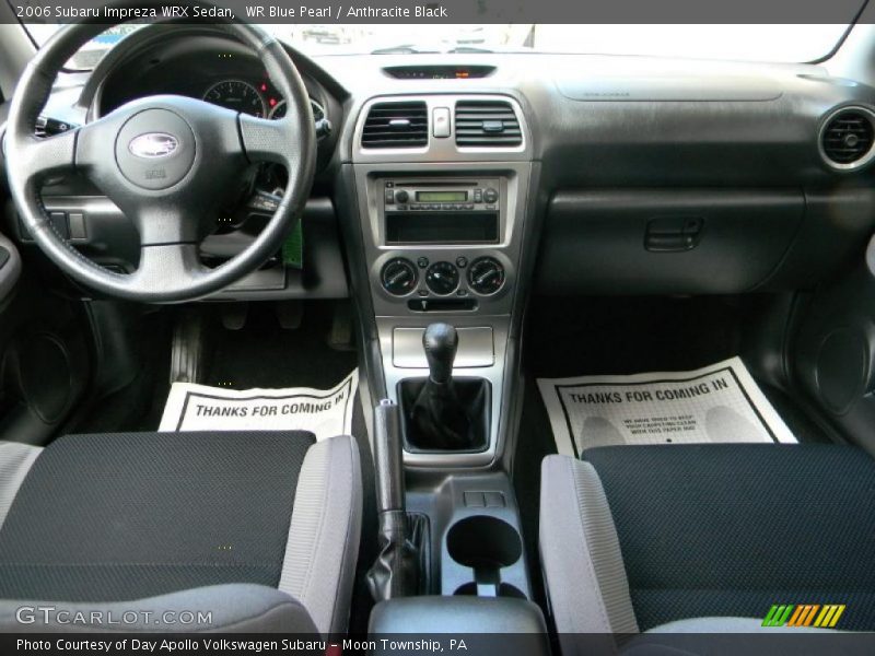 WR Blue Pearl / Anthracite Black 2006 Subaru Impreza WRX Sedan