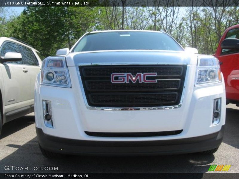 Summit White / Jet Black 2010 GMC Terrain SLE