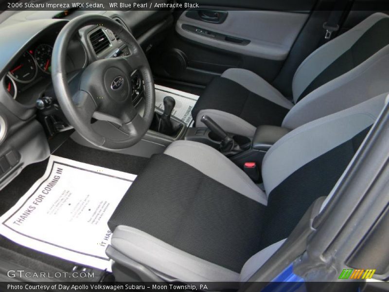 WR Blue Pearl / Anthracite Black 2006 Subaru Impreza WRX Sedan