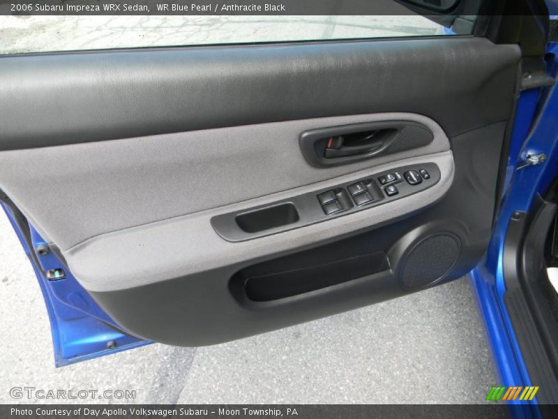 WR Blue Pearl / Anthracite Black 2006 Subaru Impreza WRX Sedan