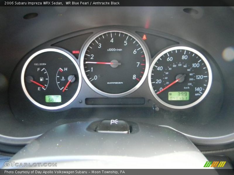 WR Blue Pearl / Anthracite Black 2006 Subaru Impreza WRX Sedan
