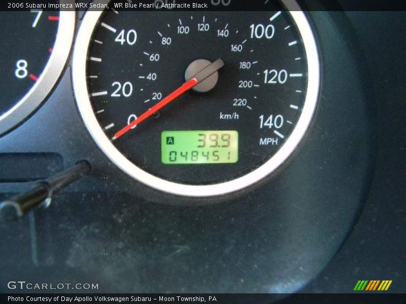 WR Blue Pearl / Anthracite Black 2006 Subaru Impreza WRX Sedan