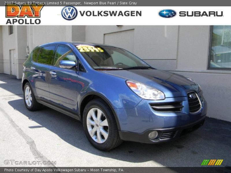 Newport Blue Pearl / Slate Gray 2007 Subaru B9 Tribeca Limited 5 Passenger
