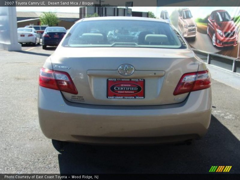 Desert Sand Mica / Bisque 2007 Toyota Camry LE