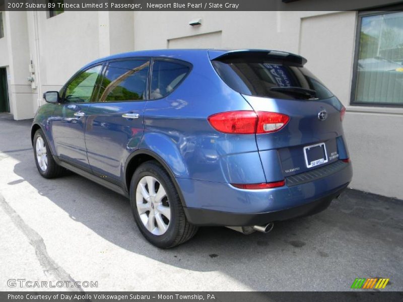 Newport Blue Pearl / Slate Gray 2007 Subaru B9 Tribeca Limited 5 Passenger