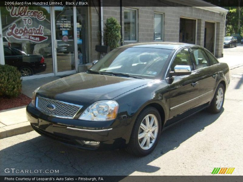 Black / Black 2006 Ford Five Hundred Limited