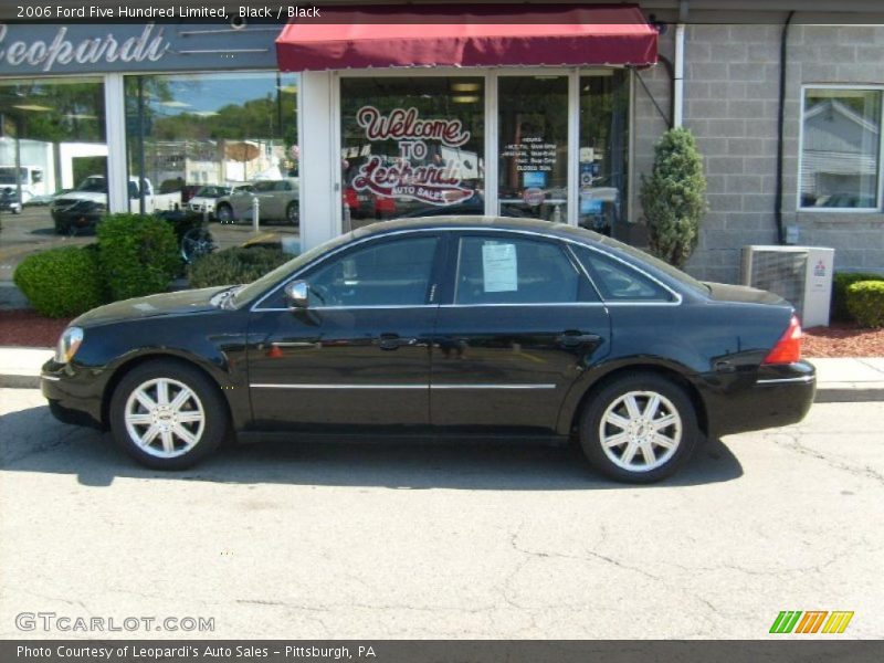 Black / Black 2006 Ford Five Hundred Limited
