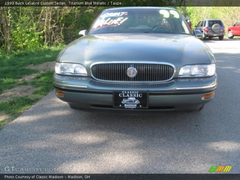 Titanium Blue Metallic / Taupe 1999 Buick LeSabre Custom Sedan