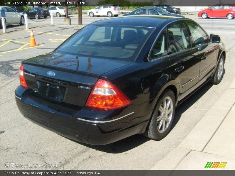 Black / Black 2006 Ford Five Hundred Limited