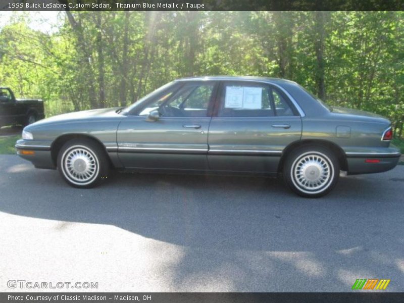 Titanium Blue Metallic / Taupe 1999 Buick LeSabre Custom Sedan