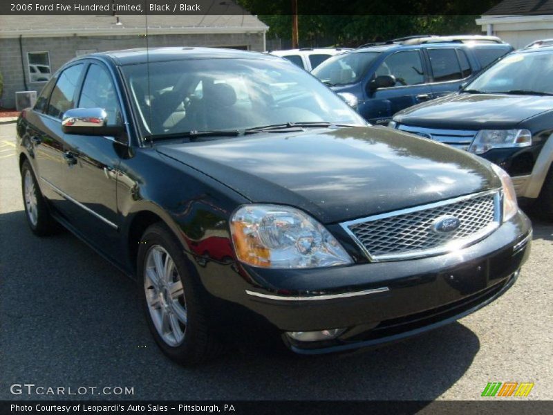 Black / Black 2006 Ford Five Hundred Limited
