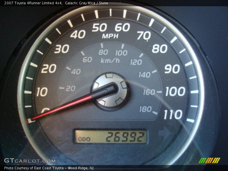 Galactic Gray Mica / Stone 2007 Toyota 4Runner Limited 4x4
