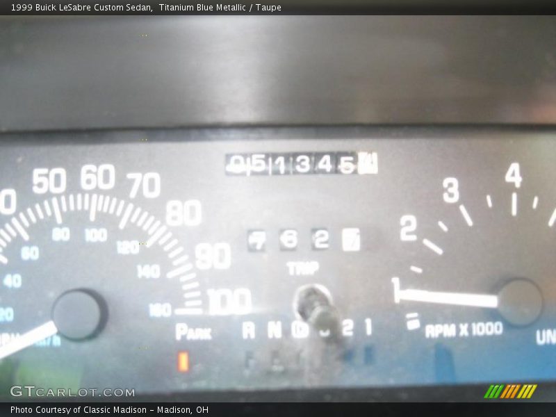 Titanium Blue Metallic / Taupe 1999 Buick LeSabre Custom Sedan