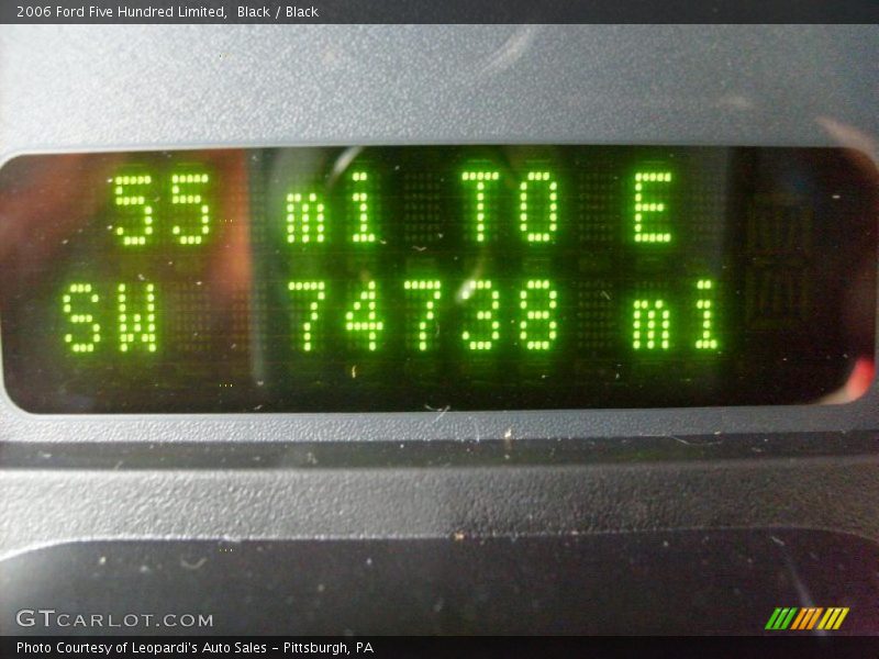 Black / Black 2006 Ford Five Hundred Limited