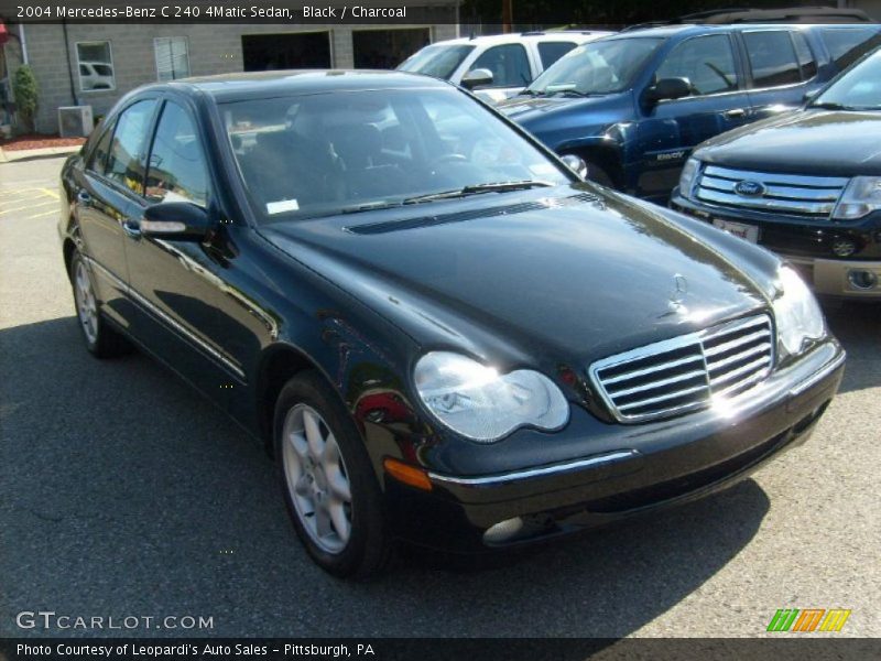 Black / Charcoal 2004 Mercedes-Benz C 240 4Matic Sedan