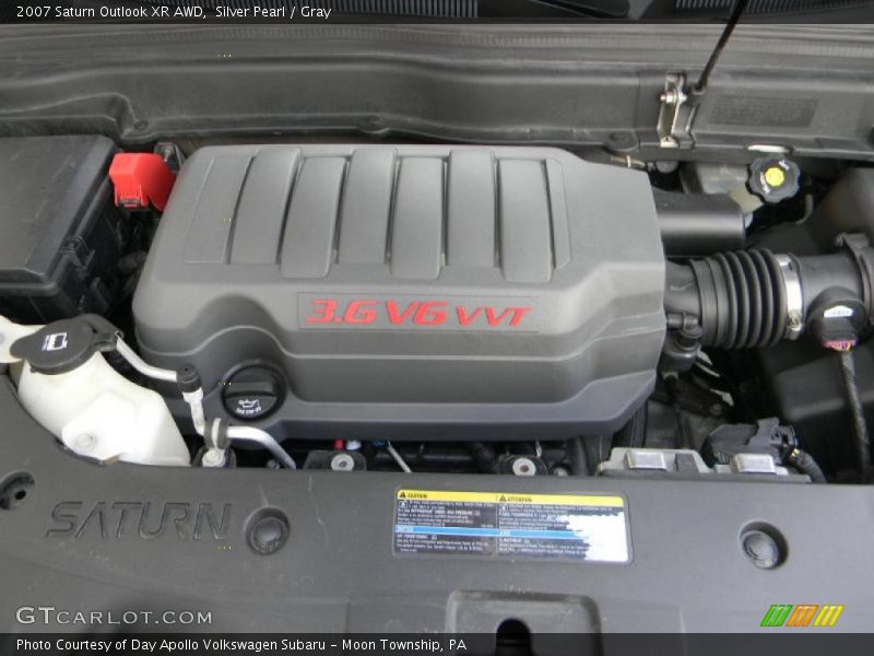 Silver Pearl / Gray 2007 Saturn Outlook XR AWD