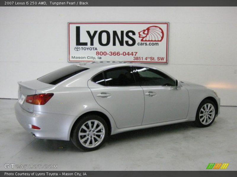 Tungsten Pearl / Black 2007 Lexus IS 250 AWD