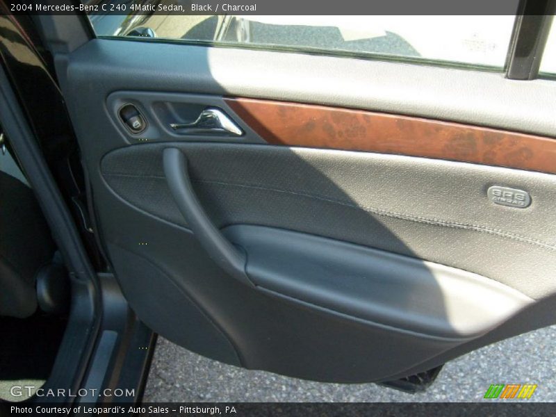 Black / Charcoal 2004 Mercedes-Benz C 240 4Matic Sedan