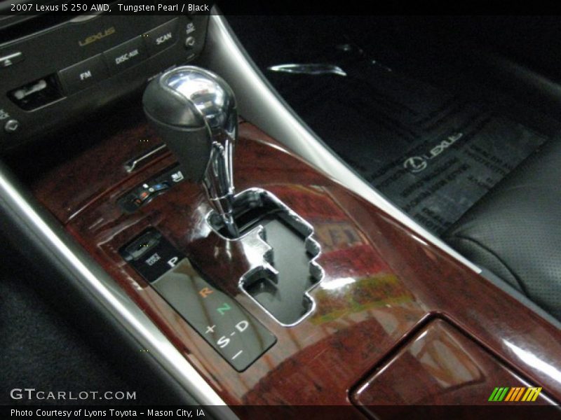 Tungsten Pearl / Black 2007 Lexus IS 250 AWD