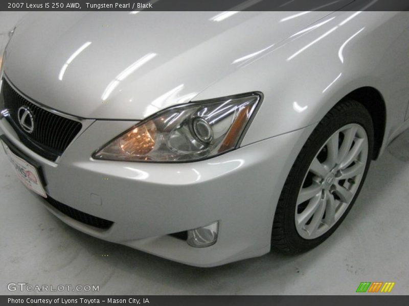 Tungsten Pearl / Black 2007 Lexus IS 250 AWD