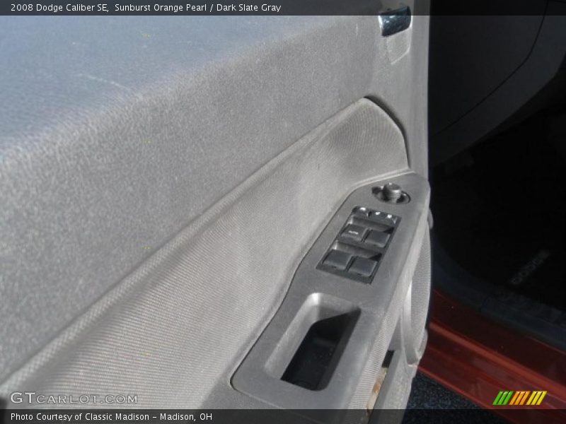Sunburst Orange Pearl / Dark Slate Gray 2008 Dodge Caliber SE